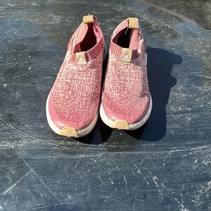 (GS) adidas RapidaRun Laceless Knit J 'Trace Maroon' B96354